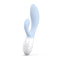 LELO INA 3 Rechargeable Dual Stimulator Seafoam, a luxurious dual stimulation vibrator in seafoam color.