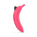 Love To Love Oh Oui Silicone Banana Vibrator Pink in vibrant pink color, designed for fun and playful intimate experiences.