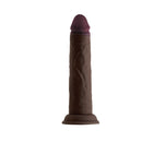 Shaft Model J 8.5 Inch Dual Density Silicone Dildo Mahogany with lifelike realism and firm silicone core.