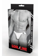 Goal Line Low Rise Jockstrap White Small Medium packaging showcasing athletic fit and style