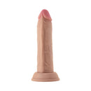 Shaft Model J 6.5 Inch Dual Density Silicone Dildo Pine in a natural design with a soft outer skin and firm core.