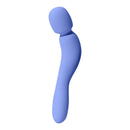 Dame Com Rechargeable Silicone Wand Vibrator Periwinkle in a sleek, body-friendly design for powerful stimulation.