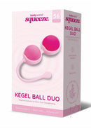 BodyWand Squeeze Kegel Ball Duo Weighted Silicone 56G for pelvic floor strengthening and confidence.