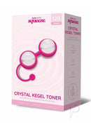 Bodywand Squeeze Crystal Kegel Toner Weighted 120G product packaging showcasing elegant design and features.
