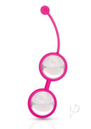 Bodywand Squeeze Crystal Kegel Toner Weighted 120G in pink with crystal-inspired design for pelvic floor training.