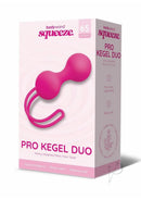 Bodywand Squeeze Pro Silicone Kegel Duo 65 Gram - Heavy Weighted Pelvic Floor Toner in packaging.