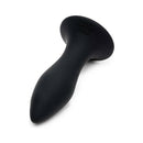 Fifty Shades Of Grey Sensation Vibrating Butt Plug Black displayed on a white background, showcasing its sleek design.
