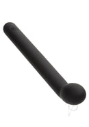 Dr Joel Kaplan Rechargeable Silicone Prostate Massager Black designed for focused and satisfying prostate stimulation.