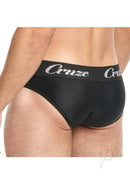 Cruze Kick Off Lace Up Brief Small Medium Black shown from behind, highlighting stylish design and comfortable fit.