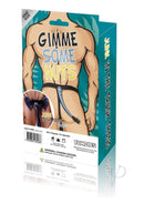 Junk In The Trunk Jockstrap OS Grey packaging featuring playful 'Gimme Some Nuts' design.