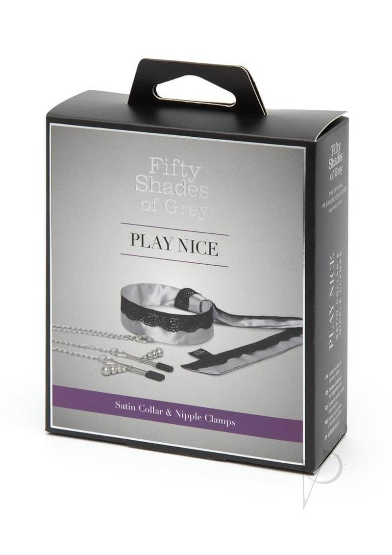 Fsog Play Nice Satin Lace Collar Nipple-0
