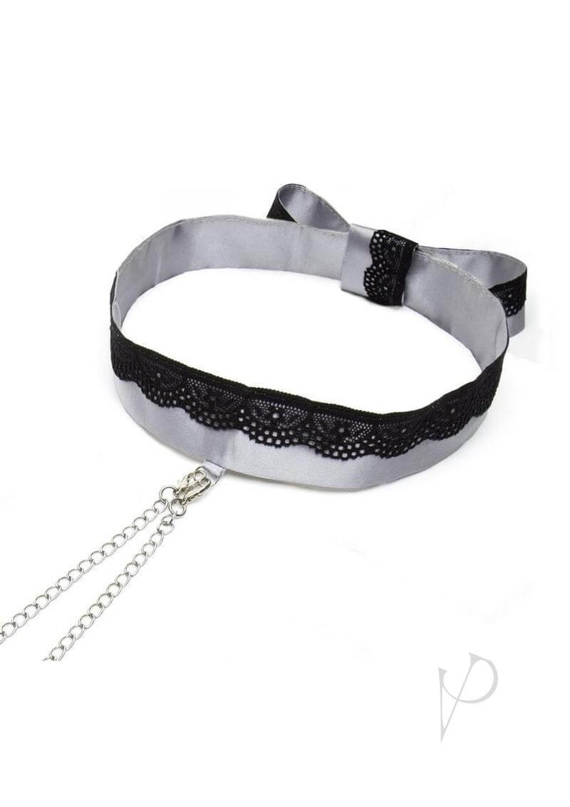 Fsog Play Nice Satin Lace Collar Nipple-2