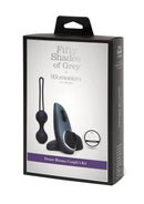 Fifty Shades of Grey X Womanizer Desire Blooms Kit 3-Piece Pleasure Gift Set in packaging