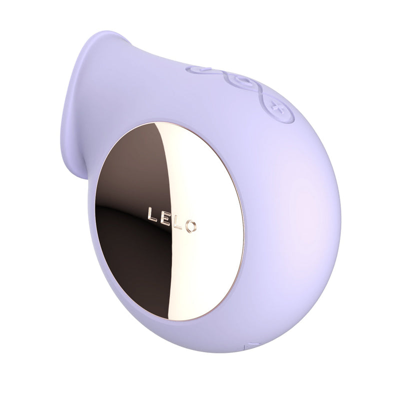 LELO SILA CRUISE Rechargeable Sonic Clitoral Stimulator Lilac in elegant design with gold accent and contour shape.