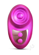Love to Love Kisscool Small Finger Vibrator Berry in vibrant pink color with control buttons.