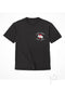 Black "Live Fast Eat Ass" shirt featuring bold text design for a humorous and edgy style. Size large.