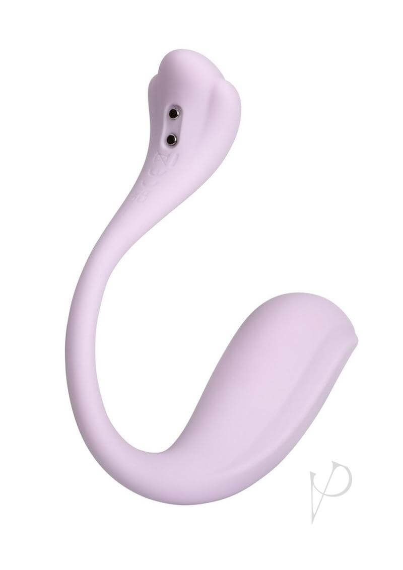 Svakom Phoenix Neo 2 Lavender APP-Controlled G-Spot Vibrator with ergonomic design and ridged head for enhanced pleasure.