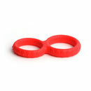 Sport Fucker Enigma Silicone Cock Ring Red, vibrant red silicone ring for enhanced stamina and comfort.