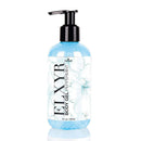 Sensuva Peppermint Body Gel 8 Oz in a pump bottle, designed for revitalizing tired muscles and soothing skin.