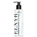 Sensuva Leg & Foot Massage Lotion Peppermint 8 Oz bottle with floral design for soothing leg and foot relaxation.