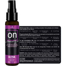 Sensuva ON Ultra Arousal Gel 1 Oz bottle with detailed product information and ingredients list.