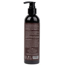 Hemp Seed Massage Lotion Kashmir Musk 8 Oz bottle with pump and ingredients list.