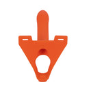 Perfect Fit Zoro 7.0 Hollow Strap-On Orange displayed on a white background, showcasing its unique design.