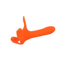 Perfect Fit Zoro 7.0 Hollow Strap-On Orange, a comfortable hands-free strap-on for couples play.