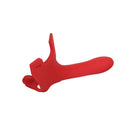 Perfect Fit Zoro 7.0 Hollow Strap-On With Case Red designed for comfortable and hands-free pegging.