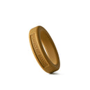 Classic 1.4 Inch Silicone Medium Stretch Penis Ring Gold by Perfect Fit Brand, designed for lasting firmness and comfort.