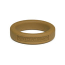 Classic 1.4 Inch Silicone Medium Stretch Penis Ring Gold by Perfect Fit Brand, simple and reliable for firmer erections.