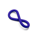 Perfect Fit 9 Inch Silicone Hefty Wrap Cock Ring Purple, a flexible silicone ring in a vibrant purple color.