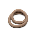 Perfect Fit 12 inch Silicone Hefty Wrap Ring Skintone 4 displayed in flexible silicone material.
