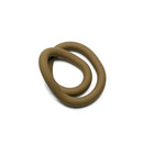 Perfect Fit 12 Inch Silicone Hefty Wrap Ring Gold shown in a flexible design, perfect for versatile use as a cock or ball ring.