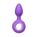 Luv Inc VR14 Plug Ring Vibe Purple, featuring a plug-style shape with a ring design for vibrating anal play.