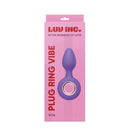 Luv Inc VR14 Plug Ring Vibe Purple packaging showcasing its unique design and vibrant color.