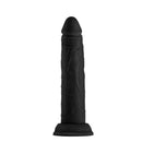 Shaft Model J 7.5 Inch Liquid Silicone Dong Black, lifelike design, FLEXISKIN silicone for deeper penetration.