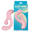 Luv Inc Ro33 Rotating Orb Rabbit Vibrator Light Pink displayed against a bright background for personal pleasure.