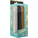 Shaft Vibrating Model F Penis Sheath Size 2 Black packaging showcasing its realistic design and features.