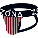 Zona Crimson Candycane Jockstrap X-Large featuring bold crimson and striped design for comfort and support.