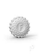 Flintts Mouth Watering Mints Strawberry Magic mint with a textured surface and an embossed letter F