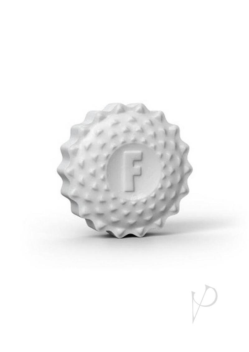 Flintts Mouth Watering Mints Strawberry Magic mint with a textured surface and an embossed letter F