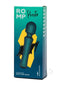 Romp Presto Rechargeable Silicone Wand in teal packaging featuring 6 vibration levels and unique squishy head.