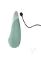 Womanizer Vibe Sage noiseless clitoral vibrator with flexible head and UltraWave technology in green color.