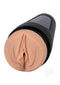 Main Squeeze Sybil ULTRASKYN stroked in a hard outer case, showcasing realistic textured interior for enhanced pleasure.