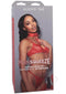 Main Squeeze Alexis Tae ULTRASKYN stroker box featuring a model in red lingerie, showcasing the product design and branding.