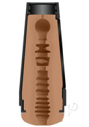 Cutaway view of the Main Squeeze Alexis Tae ULTRASKYN stroker, showcasing the realistic textured interior design.