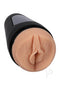 Main Squeeze Allie Nicole ULTRASKYN stroker with realistic texture and hard outer case in vanilla color.