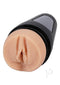Lifelike Zoey Luna ULTRASKYN stroker with textured interior and hard outer case for realistic pleasure.