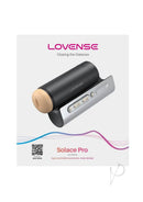 Lovense Solace Pro AI-powered thrusting male masturbator with remote control packaging.